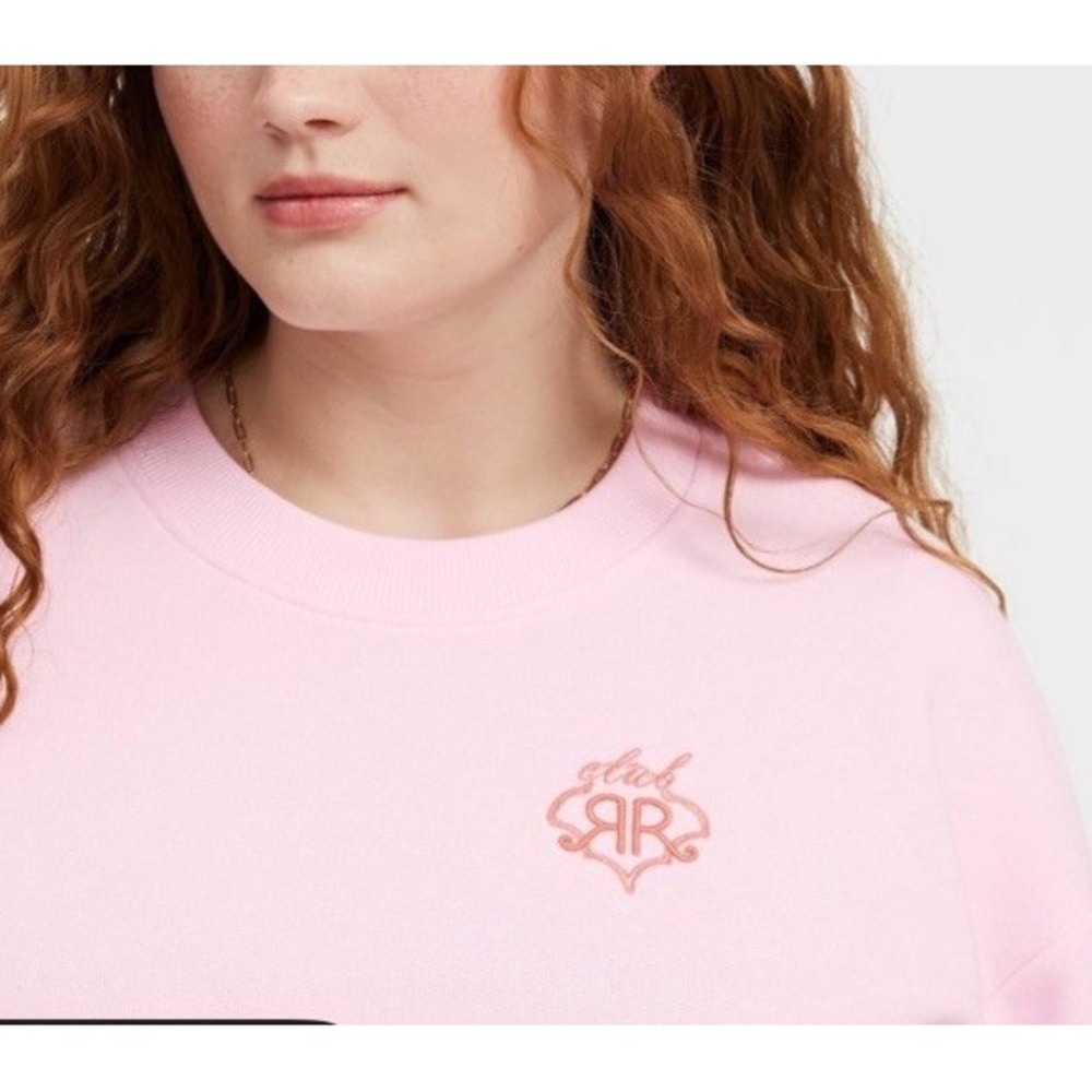 Roller Rabbit x Target Crewneck Pullover Sweatshirt Soft‎ Pink, Size XXS New